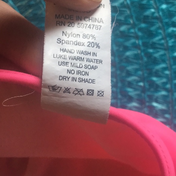 HEAT Pink String Bikini Bottoms Medium - Picture 4 of 6